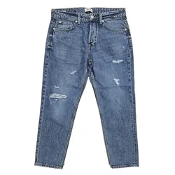 ONLY & SONS Avi Crop Herren Jeans Cropped-Hose Denim-Hose Baumwoll-Hose 22024381 Blau - W30/L34