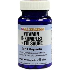 Hecht Pharma Vitamin B-Komplex + Folsäure Kapseln 60 St.