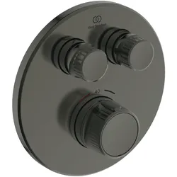 Brausethermostat Unterputz Ceratherm Navigo 2 Verbraucher Rund Brushed Gold