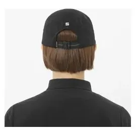 Salomon Logo 5 Panel Kappe schwarz S/M