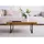 MASSIVMOEBEL24.DE Couchtisch Eiche Schwarz 120 x 60 x 35 cm