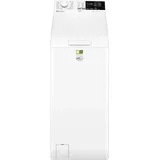 Electrolux 600 Waschmaschine mit Toplader, 7 kg, EW6T437A, Klasse A, SensiCare-Technologie, LCD-Display mit Touch-Steuerung, Drehzahl 1251, 600 x 400 x 890 mm, Weiß