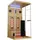 Artsauna Göteborg 90 x 90 x 190 für 1 Person mit Vollspektrumstrahlern & Hemlockholz