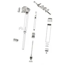 RockShox Leitungs-Anschlussset für Reverb Stealth | A1 - B1