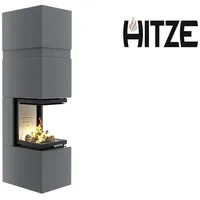 Hitze TRINITY 54x54x53.G TRI BOX Kamineinsatz grau