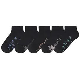 Arizona Sneakersocken 5 Paare Schwarz 35-38