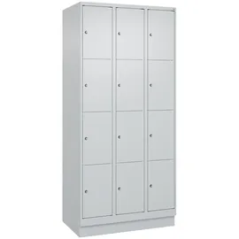 C+P Classic PLUS Schließfachschrank 1950 x 900 x 500 Lichtgrau
