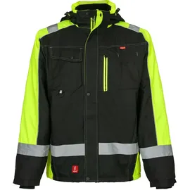 URG URGENT Winterjacke Gefüttert Schwarz (GL-8365) M - M