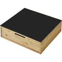 KESPER Schublade Kaffee-Kapseln oder Tee, Bambus, FSC", schwarz, Material: