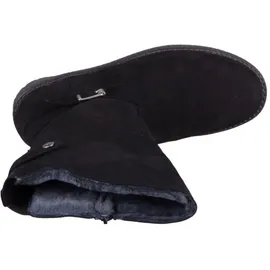 WALDLÄUFER Hoja Stiefel (Langschaft), Futter echt Lammfell, Bear (Nubuk), Weite H, schwarz 533904-165-001 42 - 8 UK