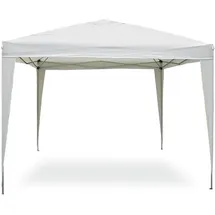 Gardenhome Pavillon Pop-up 3x3 m 2,7 m Weiß