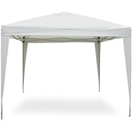 Gardenhome Pavillon Pop-up 3x3 m 2,7 m Weiß