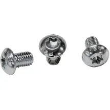 Wolftooth Kettenblattschrauben M5x8 Silber 3 Stk