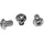 Wolftooth Kettenblattschrauben M5x8 Silber 3 Stk