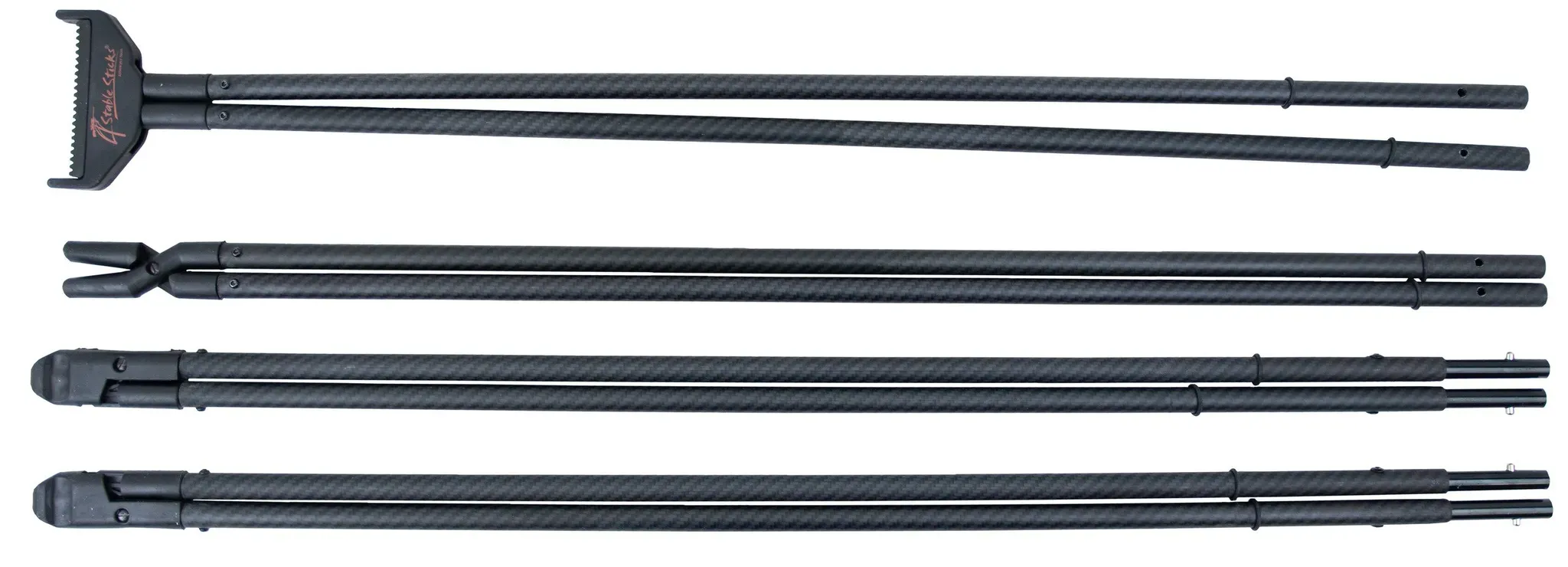 4 Stable Sticks Zielstock Bush Essential Black