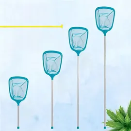 COOAU Pool Kescher Set blau 122 cm
