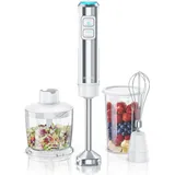 Arendo Stabmixer Set mit DC Motor - inkl. 800 ml Messbecher, + Schneebesen