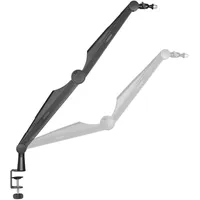 toboli Mikrofonarm 80cm Gelenkarm Tischhalterung für 3/8" und 5/8" Mikrofone für Studio und Zuhause