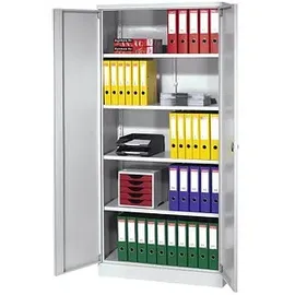 Gürkan Stahlschrank 100064 lichtgrau 92,0 x 42,0 x 195,0 cm, zerlegt