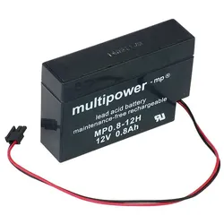 Multipower MP0.8-12H AGM 12V 0,8Ah – Molex Stecker
