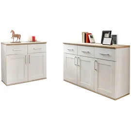 HBZ Sideboard Romance 140 x 88 x 45 cm Sibiu Lärche/San Remo hell