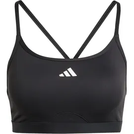 adidas Aeroreact Training 3-Streifen Sport-BH Black L