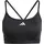 adidas Aeroreact Training 3-Streifen Sport-BH Black L