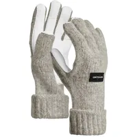 Ortovox Classic Wool Glove Leather - Merinowolle Handschuhe grey