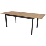 Lesli Living Gartentisch Ausziehtisch Monza Teak Aluminium 152/210x89cm