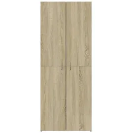 vidaXL Sonoma-Eiche Aktenschrank 60 x 32 x 153 cm braun