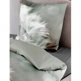 BIERBAUM Pusteblume silber 135 x 200 cm + 80 x 80 cm