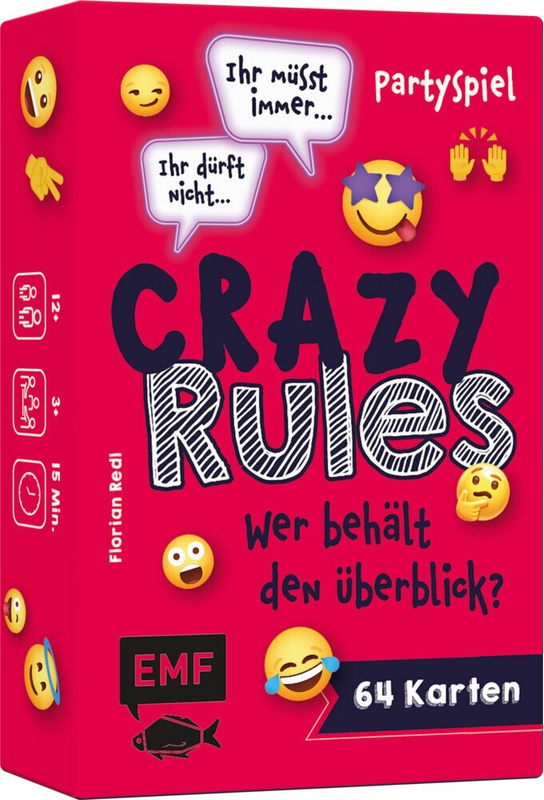 Kartenspiel: Crazy Rules - Wer behält den Überblick?