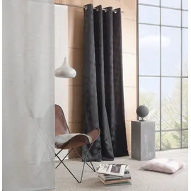 Neutex for you! Schiebegardine NEUTEX FOR YOU "Biella" Gr. 1, grau, B:60cm H:245cm, Jacquard, Polyester, Gardinen, HxB: 245x60