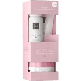 RITUALS The Ritual of Sakura Geschenkset Trial Set Body Scrub 125 g + Body Cream 70 ml + Duschschaum 50 ml