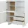 OTTO home Morgan Midischrank Highboard 100 x 120 x 35 cm Weiß