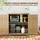 Outsunny Geräteschrank 0,88 x 0,77 m Beige