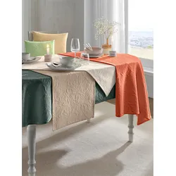Tischdecke Gr. 7, grün (moos), Ø:155cm, Tischdecken
