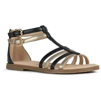 GEOX Karly Sandalen Black / Platinum 30