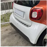 Omac Ladekantenschutz für Smart ForTwo 2015-2025 Edelstahl Silber, Zubehör für Smart ForTwo 2015-2025, Langlebig,Einfache Reinigung,Einfache Installation,Rostbeständig silberfarben