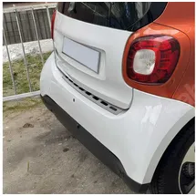 Omac Ladekantenschutz für Smart ForTwo 2015-2025 Edelstahl Silber, Zubehör für Smart ForTwo 2015-2025, Langlebig,Einfache Reinigung,Einfache Installation,Rostbeständig silberfarben