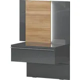 PLACES OF STYLE »Onyx, Nachttisch mit 1 Schublade, hochwertige UV Lackierung Hochglanz«, (Inklusive LED Beleuchtung), mit Soft-Close-Funktion, Maße (B/T/H) 56/41/92cm