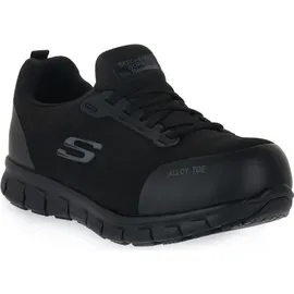 SKECHERS Sure Track Jixie Slipper, Black Textile Synthetic, EU