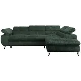 MKS Meble MKS Ecksofa Grün, 3-Sitzer, L-Form,L-Form, 273x208 cm, Oeko-Tex®, Wohnzimmer, Sofas & Couches, Wohnlandschaften, Ecksofas