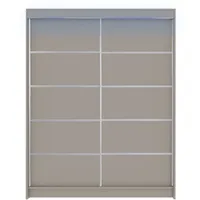 Mirjan24 Schwebetürenschrank Camino IV, Garderobe mit zwei Türen, Kleiderschrank