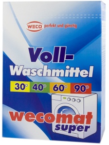 Wecomat Compact Super-Vollwaschmittel, für ca. 54 Waschladungen, 1 Packung = 5,13 kg