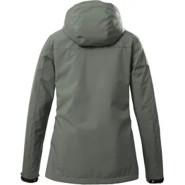 KILLTEC Damen Softshelljacke/Outdoorjacke mit Kapuze KOS 89 WMN SFTSHLL JCKT, 44, in Grau sage,