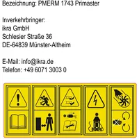 Primaster Elektro-Rasenmäher PMERM 1743 1700 W, 43 cm Schnittbreite