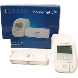 eQ-3 Homematic IP Smart Home Starter Set Heizen – Basic, Digitale Steuerung für Heizung mit oder ohne App, Alexa, Google Assistant, einfache Installation, Thermostat, Heizungsthermostat, 160955A0