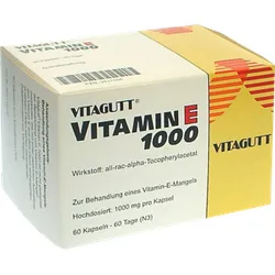 Vitagutt Vitamin E 1000 Weichkapseln 60 St