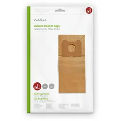Nedis Staubsaugerbeutel - 10 Stück - Papier - Meist verkauft für: Philips - Braun